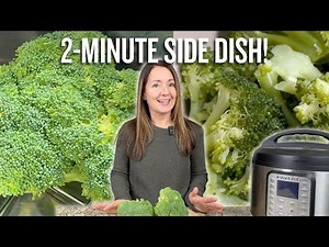 The BEST Way to Cook Broccoli in an Instant Pot (Whole Head!)