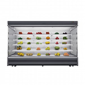 [Hot Item] Milk Display Multideck Front Open Chiller Supermarket Grocery Store Drink Cooler