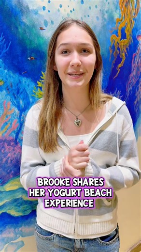 We love hearing from our Yogurt Beach fans! Brooke stopped by to share what makes Yogurt Beach her favorite spot — from the endless topping options to the chill, beachy vibes. 🌊☀️ Thanks for spreading the froyo love, Brooke! 🫶 What’s YOUR favorite part about Yogurt Beach? Tell us below! 👇 #yogurtbeachmn #froyo #customerfavorite #eaganmn #frozenyogurt #mnfoodie #treats | Yogurt Beach Minnesota