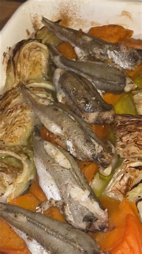 Baked Cod with Fennel & Sliced Yams | Mediterranean Oven Dish