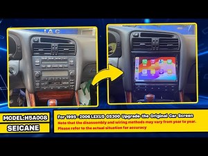 Lexus GS300 (1995-2006) CarPlay & Android Auto Radio Upgrade: Step-by-Step Installation