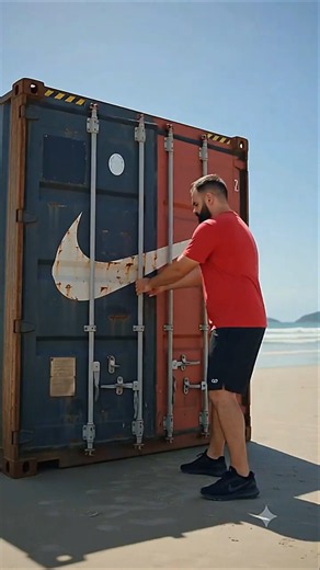 WHICH JORDAN IS YOURS? Two Containers on the Beach and a NIKE Wall in the Last One! 🏖️👟