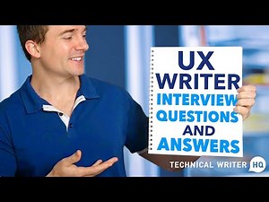 UX Writer Interview Questions and Answers