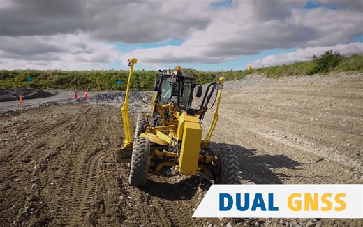 Trimble Earthworks双GNSS平地机系统