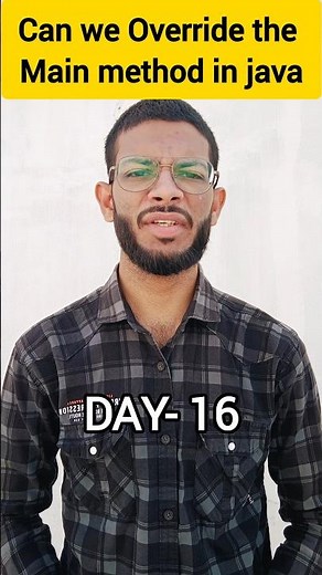 can we Override the main() method in java #polymorphism #override #javahack #java
