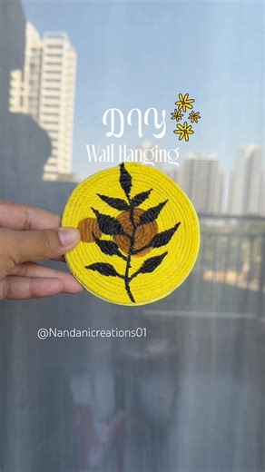 🌿🌙Macramé Wall Hanging | Nature-Inspired Boho Decor | DIY Tutorial🌙 🌿#youtubeshorts #diy #viral