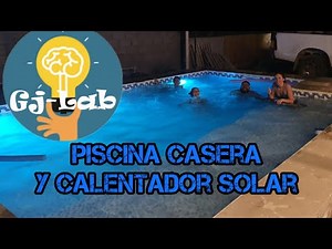 How to build your own homemade swimming pool and solar heater, step-by-step construction instruct...