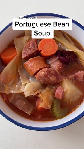 Homemade Portuguese Bean Soup Recipe
