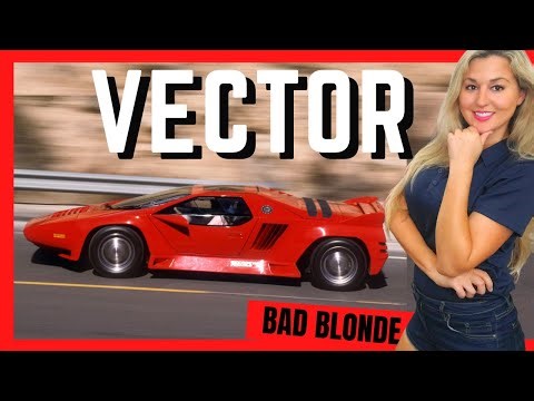 History of America's Wildest Supercar - Vector Motors | The Bad Blonde Car History