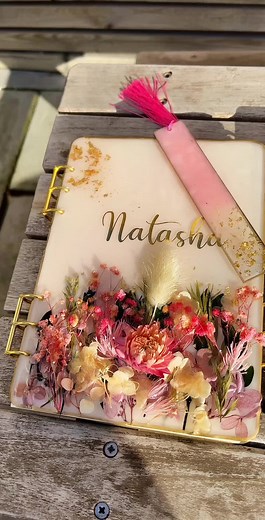 Unique Resin Notebook Gift Sets for Crafts Enthusiasts