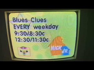 Nick Jr. Blues Clues Promo - 2 Times Everyday (1997)