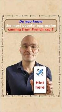 The most popular French expression coming from a rap song ? #frenchexpressions #frenchhiphop