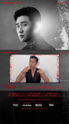 Eric Chou Odyssey Journey World Tour 2024 in Jakarta: Event Details & Ticket Info