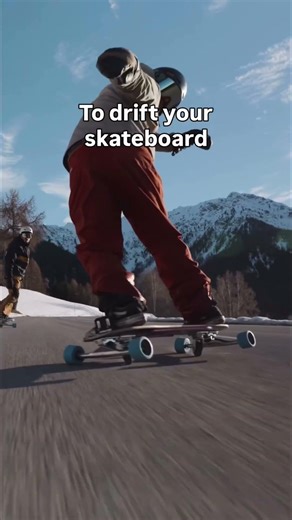2 casters to drift your skateboard #freebord #skateboard #snowboard