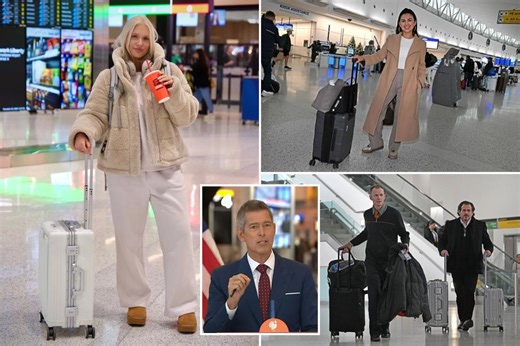 Fashionable flyers take off with Sean Duffy’s plea for passengers to glam up at the airport: ‘Never know who you’re going to meet’