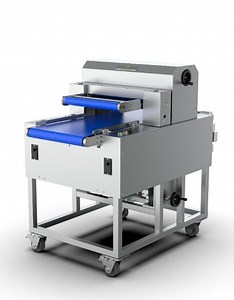 [Hot Item] with Pressure Horizontal Slicer Stainless Steel Bread Cake Hamburger Horizontal Cutting Machine