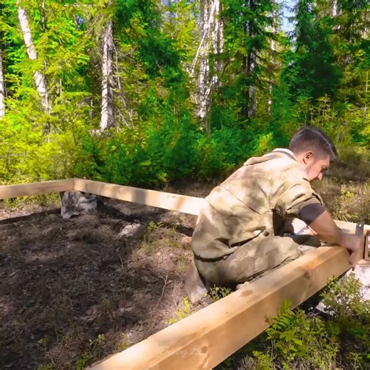 29K views · 542 reactions | Building of a frame house in the forest.#bushcraft #adventure #outdoors #survival #camping #cabinlife #cabincrew #wilderness #logcabin | Mountain Cabins | Facebook