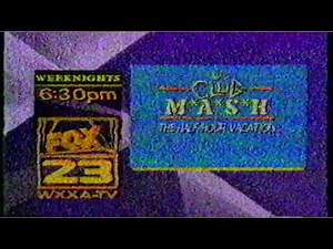 1992 Fox23 Club MASH Promo Commercial Bad Video