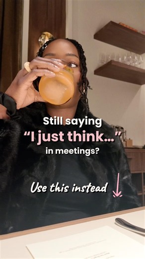 Replace “I think” with this. Check caption for scripts to use 👇🏽
