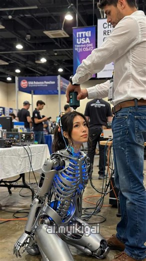Ai Myikigai on Instagram: "Test robot DIY … What? #irc #robot #humanoid #explorereels #viralvideos #viralreels #technology #science #trend #trendingreelsvideo #ai #fyp #robotexhibition #robotix #expo #exhibition #exhibition2025 #explorepage #explorereel #robotics #usareels #usa🇺🇸"