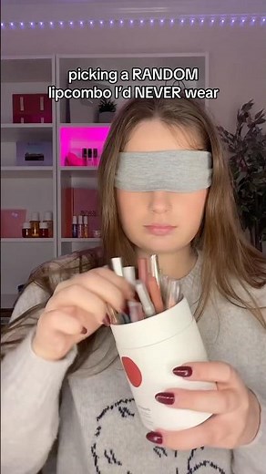 picking a RANDOM lip combo that I’d NEVER wear