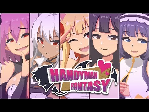 Handyman Fantasy gameplay (blacksmith, church, guild)