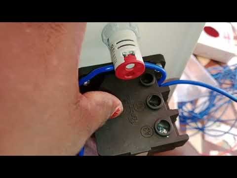 how to use 3 phase rotary switch at home // use three phase select switch during power cut