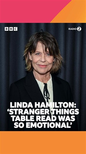 Linda Hamilton talks about the final table read for Stranger Things 🧡 Listen to Linda’s Tracks Of My Years with Gary Davies on BBC Sounds #strangerthings | BBC Radio 2