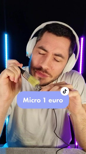 ASMR relaxant avec un micro à 1 euro
