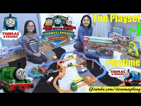 Thomas and Friends Clay Pits Discovery Playset Unboxing and Playtime. Motorized Railway Set. Fun Toy