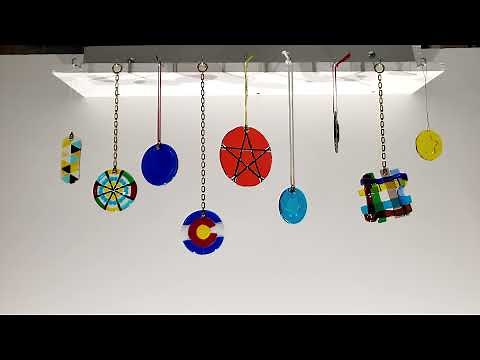 Stained Glass Information - How to Hang Stained Glass from a Hook