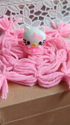 Cute yarn table mat #yt #craft #song #ytshorts #shortvideo #new #subscribe