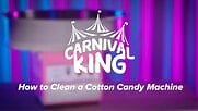 How to Clean a Carnival King Cotton Candy Machine Video | WebstaurantStore