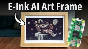 Raspberry Pi Wireless AI Color E-Ink Display Project