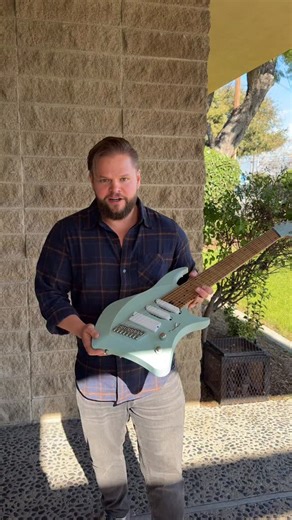 Abasi Concepts on Instagram: "A unique offering in our ēmi 8 Master Series line up — nitro satin finish, relic’d in Miami Blue. We really enjoy how these guitars feel, resonate and play compared to their non-relic’d counterparts. They offer a classic feel, but with modern precision and playability. Available now and ready to ship! We only have 2 left, so don’t wait too long if you’re interested! #abasiconcepts #abasiguitars #abasi #8stringguitar #masterseries"