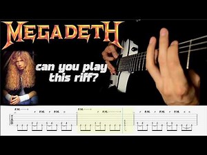 Can You Play Megadeth's Most Challenging Riffs at Full Speed?