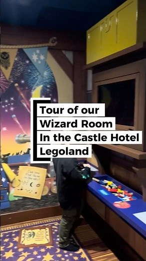 This LEGOLAND Wizard Room Is Pure Magic ✨ Full Tour on Channel! #Shorts