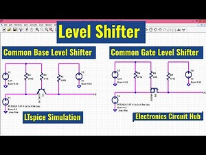 Designing a Common Gate Level Shifter in LTSpice | Step-by-Step Guide