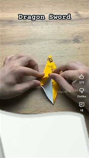 Dragon sword 🗡️ easy origami craft