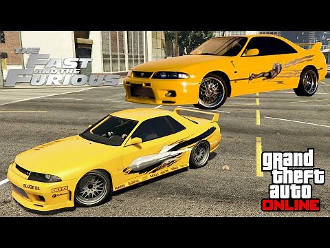 GTA 5 - F&F 1 - Leon's Skyline R33 GT-R Build W/ CRAIG LIEBERMAN! - Elegy Retro Customization