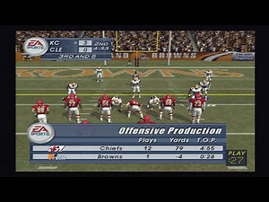 Madden NFL 2003 PS2 | Cleveland Browns Season | Week 1 vs KC