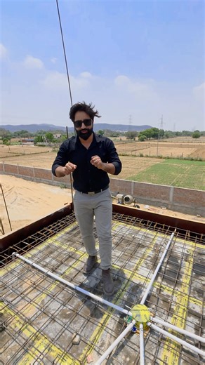 👷Two way slab is safe on site or not? #new #site #youtubeshorts #shorts #viral #beam