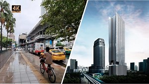 Bangkok Walk: Thonglor to Ekkamai – New Construction Projects 🇹🇭 4K
