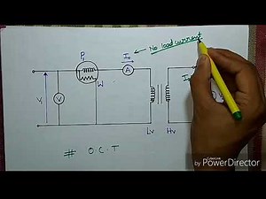 TF#12 Open circuit test in hindi || Full detail with formula