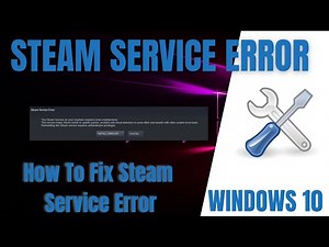 FIX Steam Service Error on Windows 10!