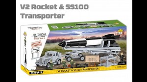 cobi 3119 限量版V2火箭 牵引车 发射架套装