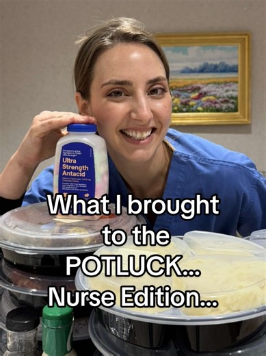 If you want to be a good nurse/ coworker at the potluck, bring antacids! 😂 @target brand antacids! 🤪 #nursesoftiktok #nurse #surgery #antacids #potluck