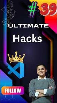 Ultimate VS Code Hacks Beginners Must Know #shorts #tech #coding