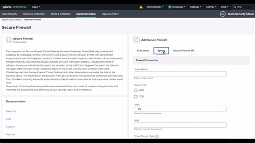 FTD & Splunk Integration (Syslog) using Splunk App - Cisco Video Portal
