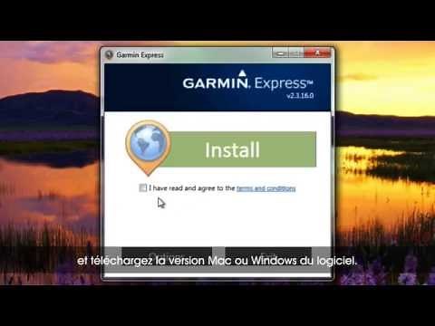 Mise à jour de vos cartes avec Garmin express